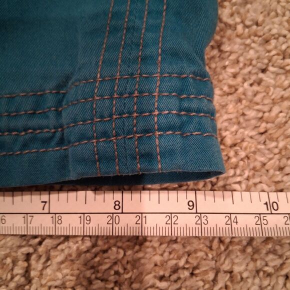 Koi by Kathy Peterson Scrub Cargo Pants Teal Size L - Picture 13 of 13